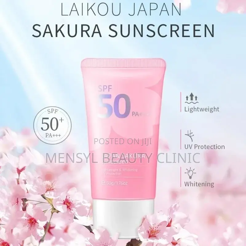 Laikou Japan Sakura Face Sunscreen Spf50 Pa+