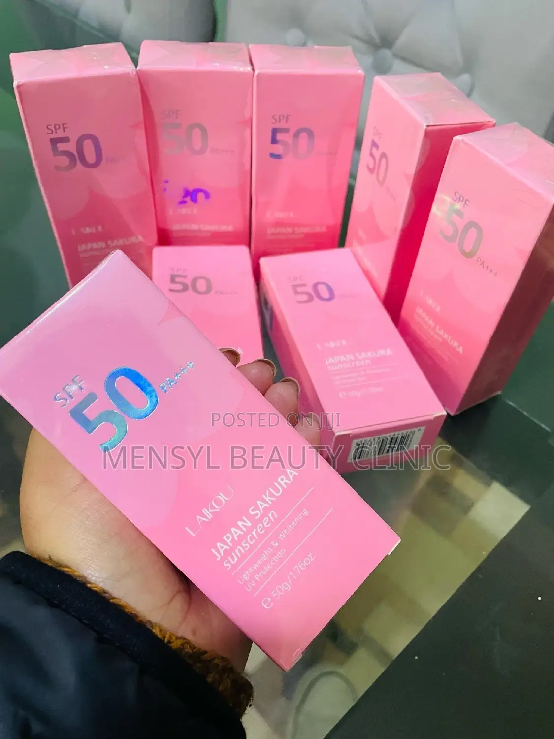 Laikou Japan Sakura Face Sunscreen Spf50 Pa+