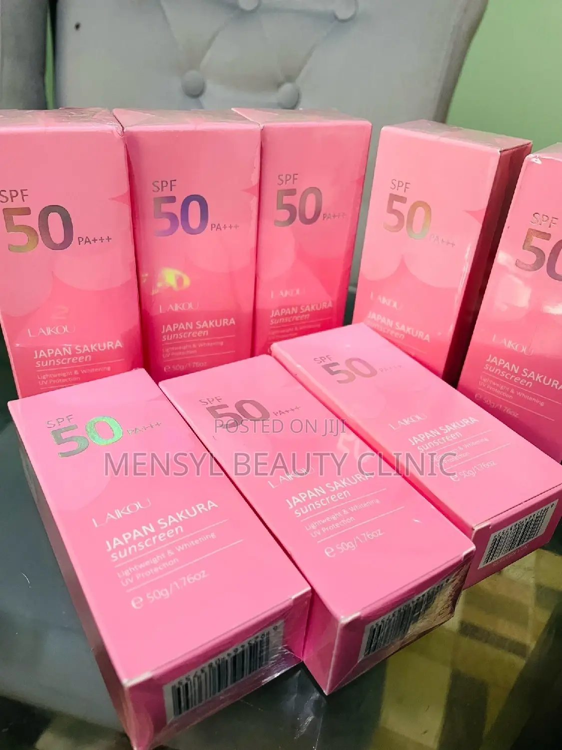 Laikou Japan Sakura Face Sunscreen Spf50 Pa+
