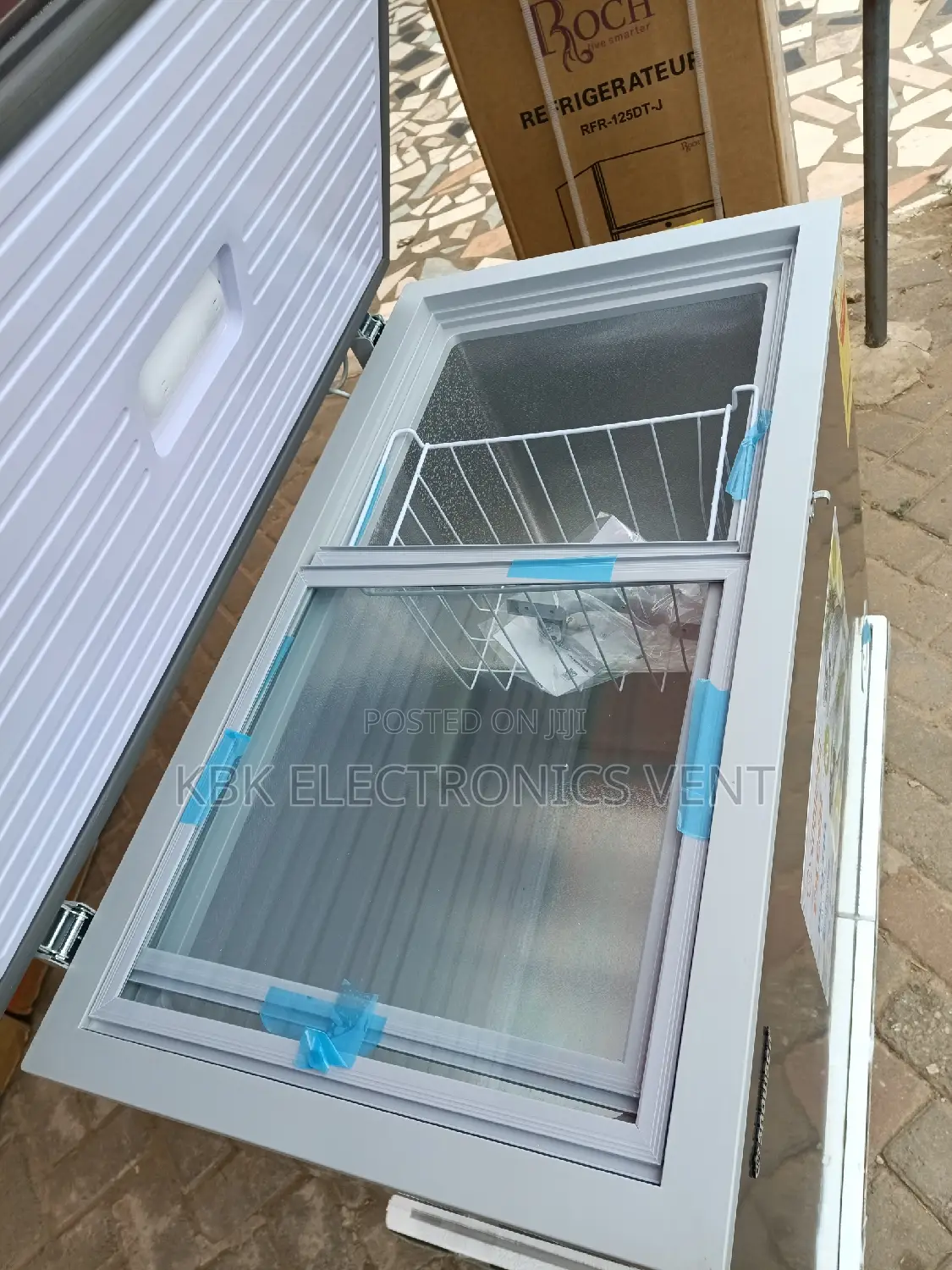 Snowea 200ltr Chest Freezer + Glass Cover