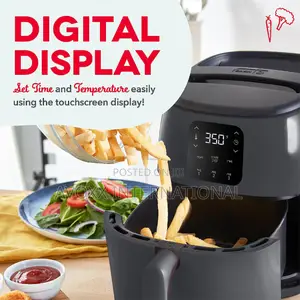 DASH Tasti-Crisp Electric Air Fryer Oven,2.6 Qt., Grey