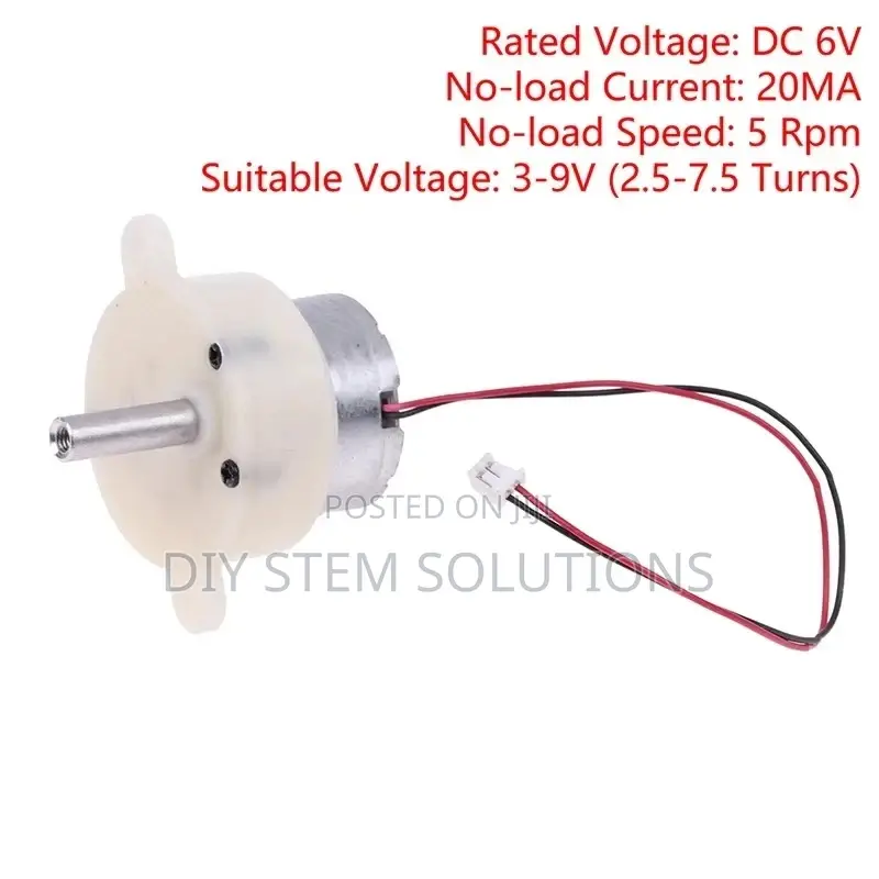 DC 3v/6v/9v/12v/24v Mute Gear Motors High Torque Slow Speed