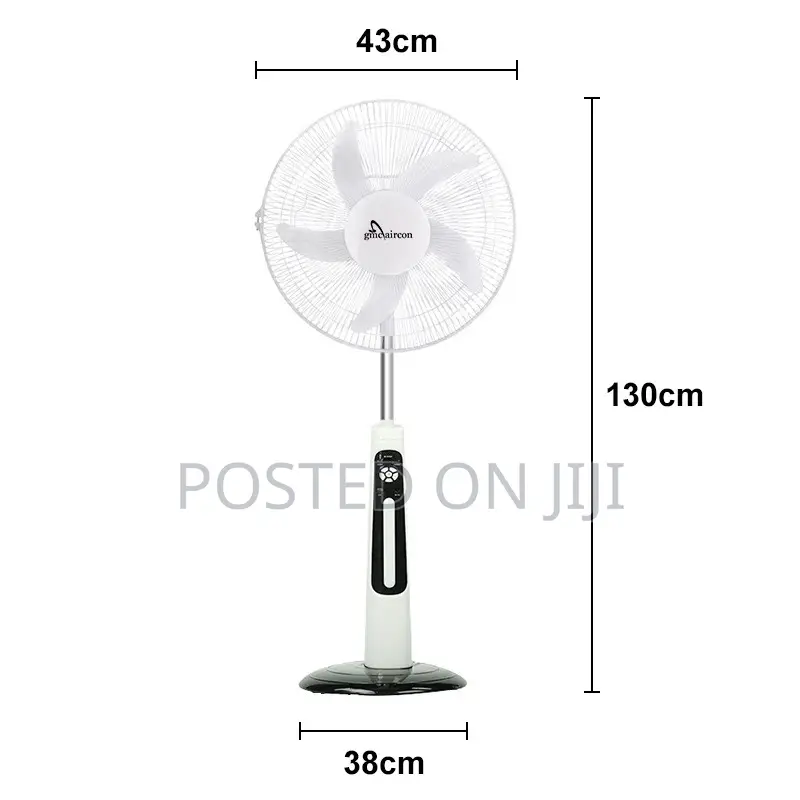 Rechargeable Fan Last Many Hours + Additional Solar in Achimota Home Appliances, Swift Lanes