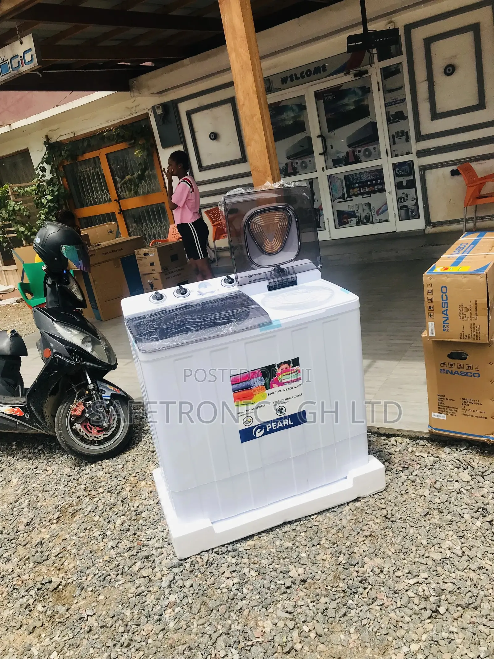 Brand New Pearl 15kg Semiutomatic Topload Washingmachine