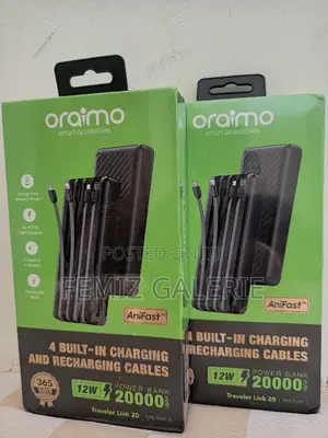 Oraimo Traveler Link 20 20000mah 12w Power Bank