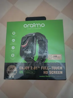 Oraimo Watch 4 Plus 2.01′′ Hd Ip68 Smart Watch