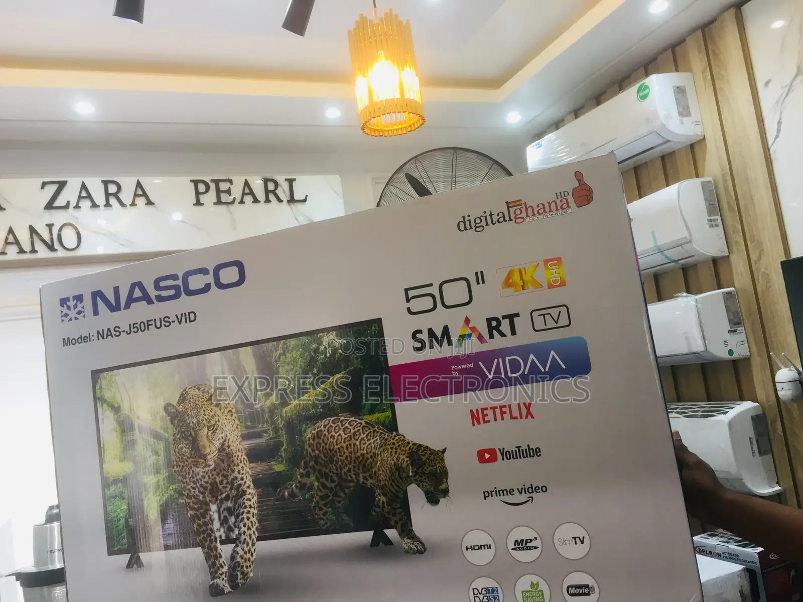 Text Us for Your Nasco 50” UHD Smart