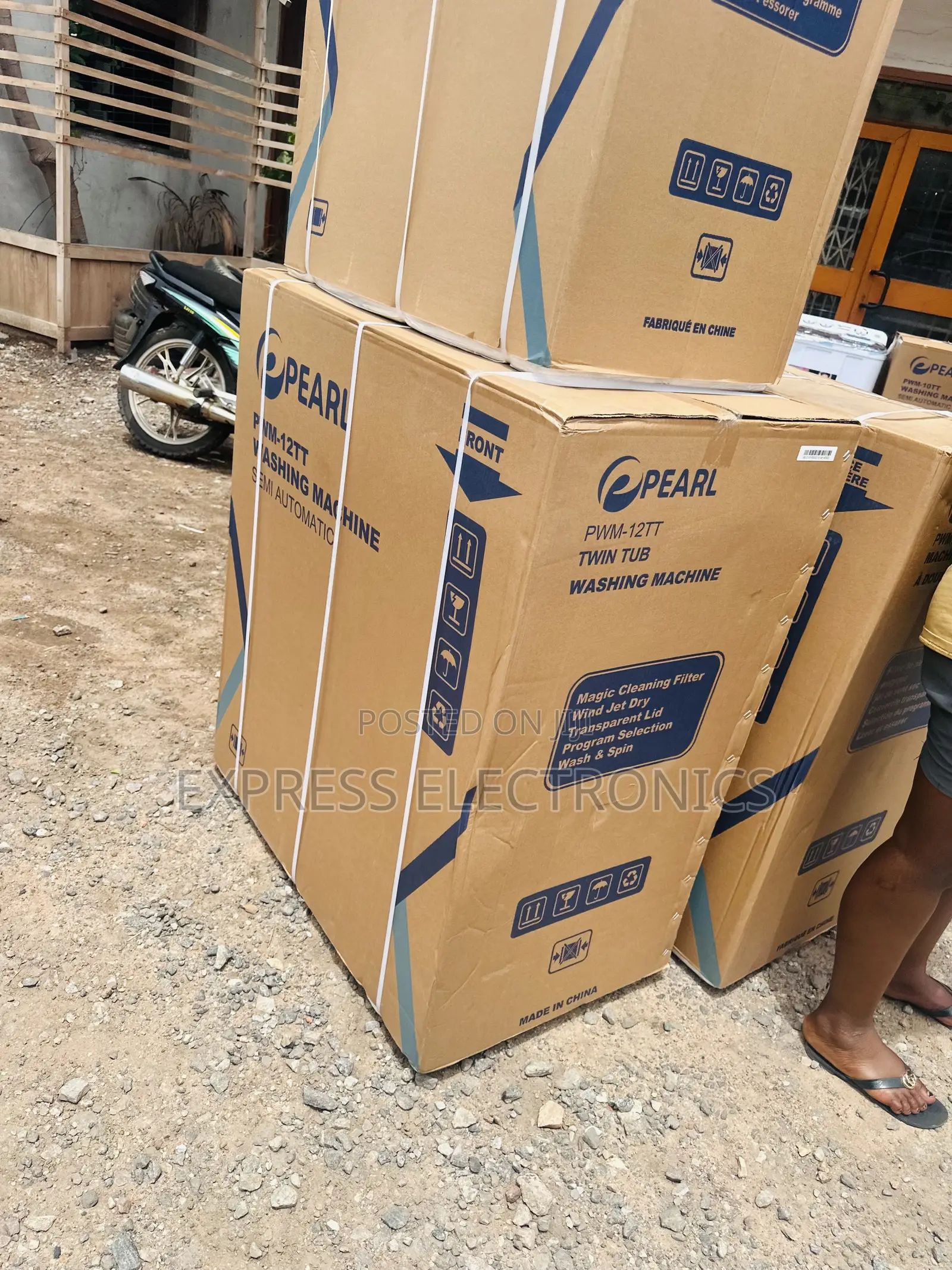 Washing Machine Pearl in Box 12kg Topload