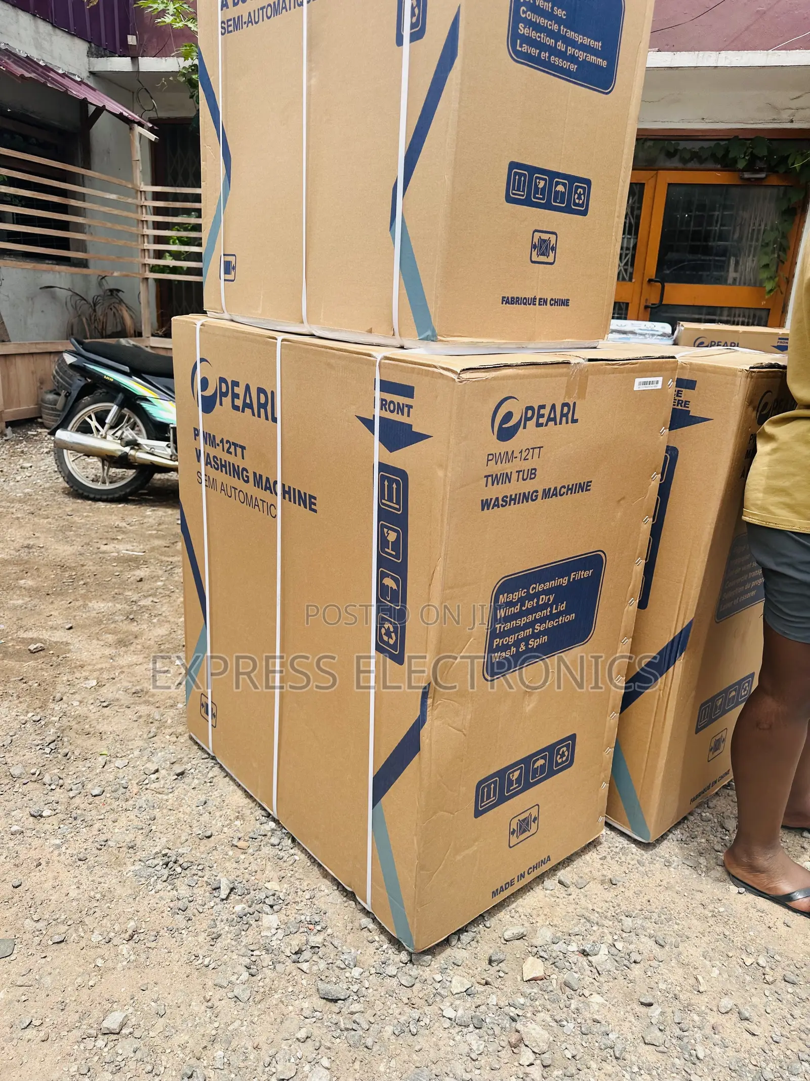 Full Plastic Body Washing Machine Pearl 12kg Topload