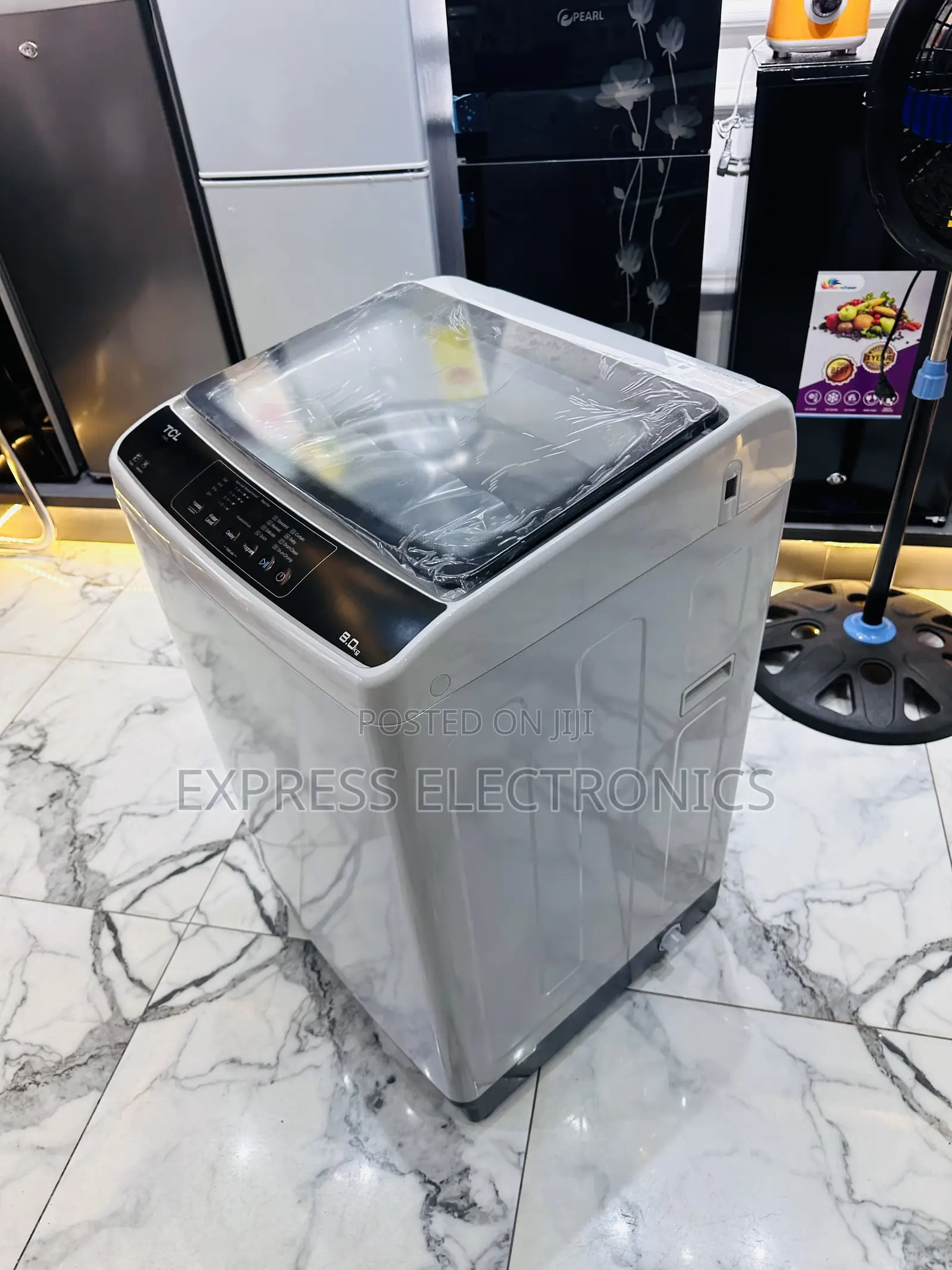 Gran a Deal on TCL Washing Full Auto 8kg Topload Grey