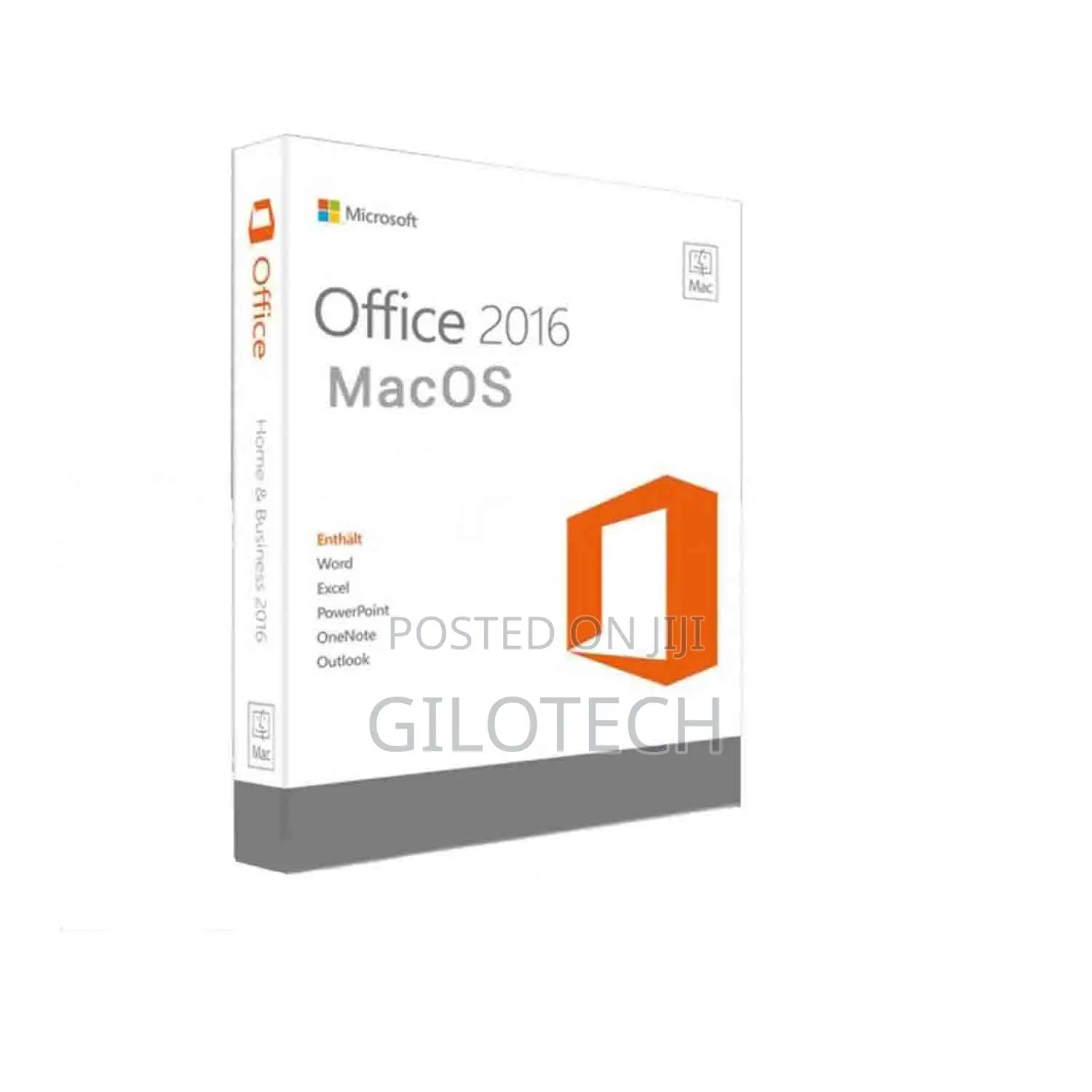 Microsoft Office 2016 Pro For MAC - 1PC - Bind To Email