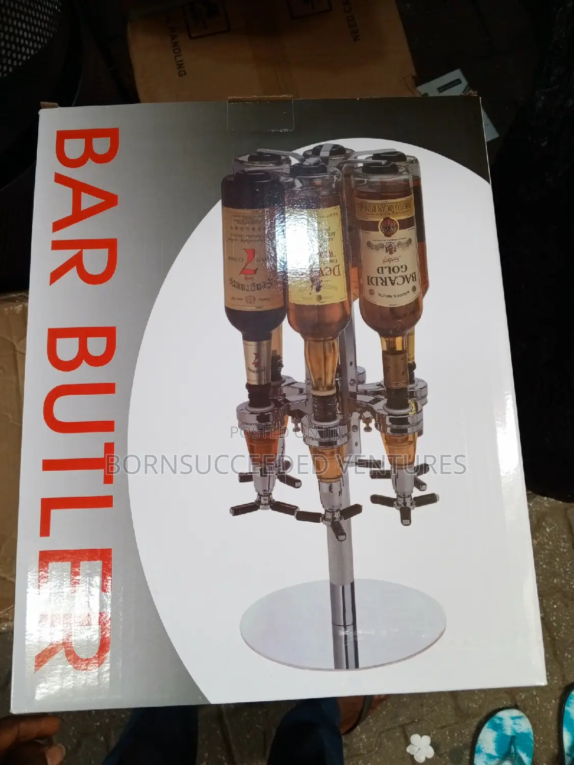 Chrome Plated Dispenser Machine 3 Tools Dispenser