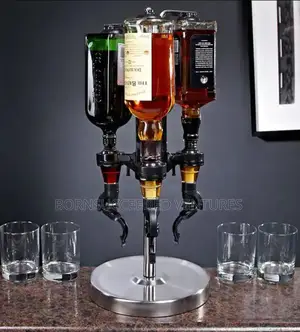 Barware 6 Piece Beverage Dispenser Set