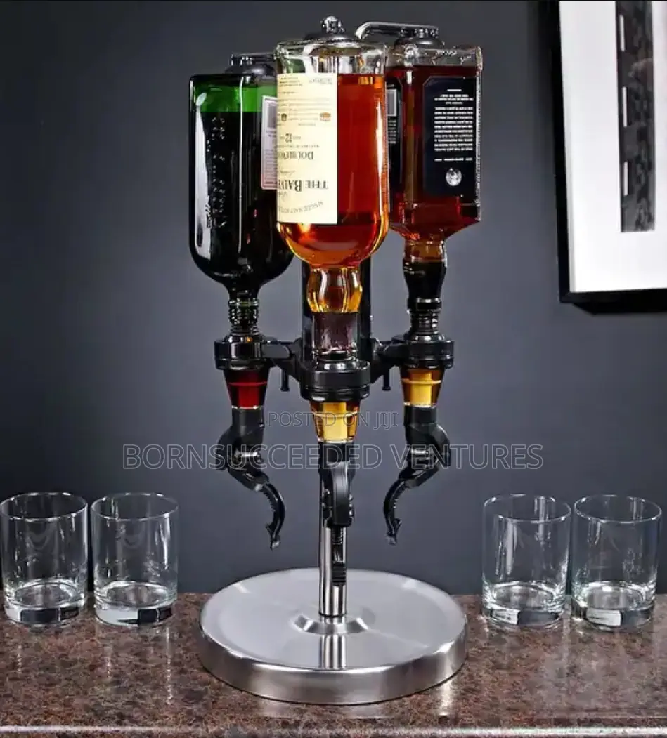 Barware 6 Piece Beverage Dispenser Set