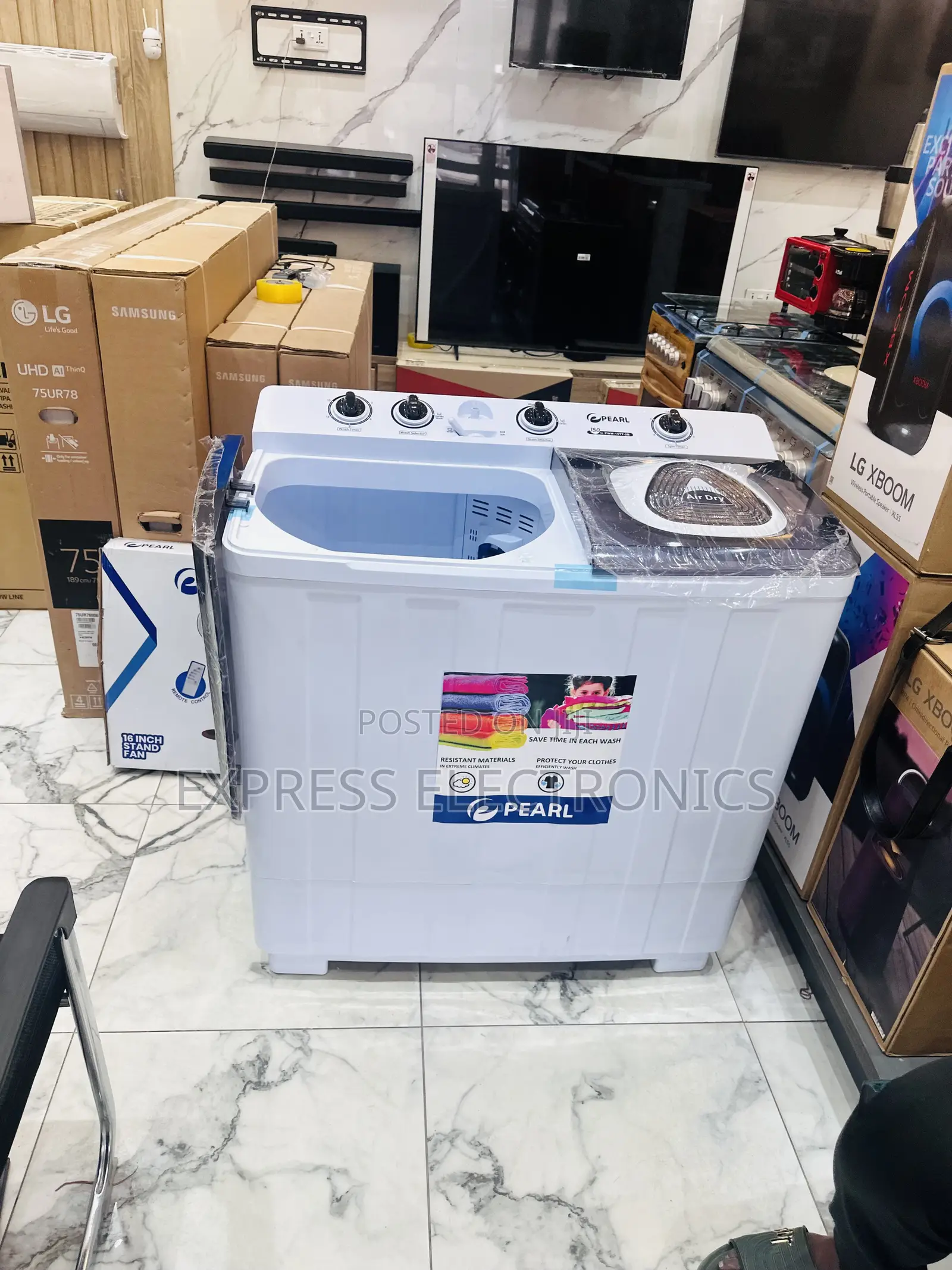 Call  and Order Pearl Washing Machine 15kg