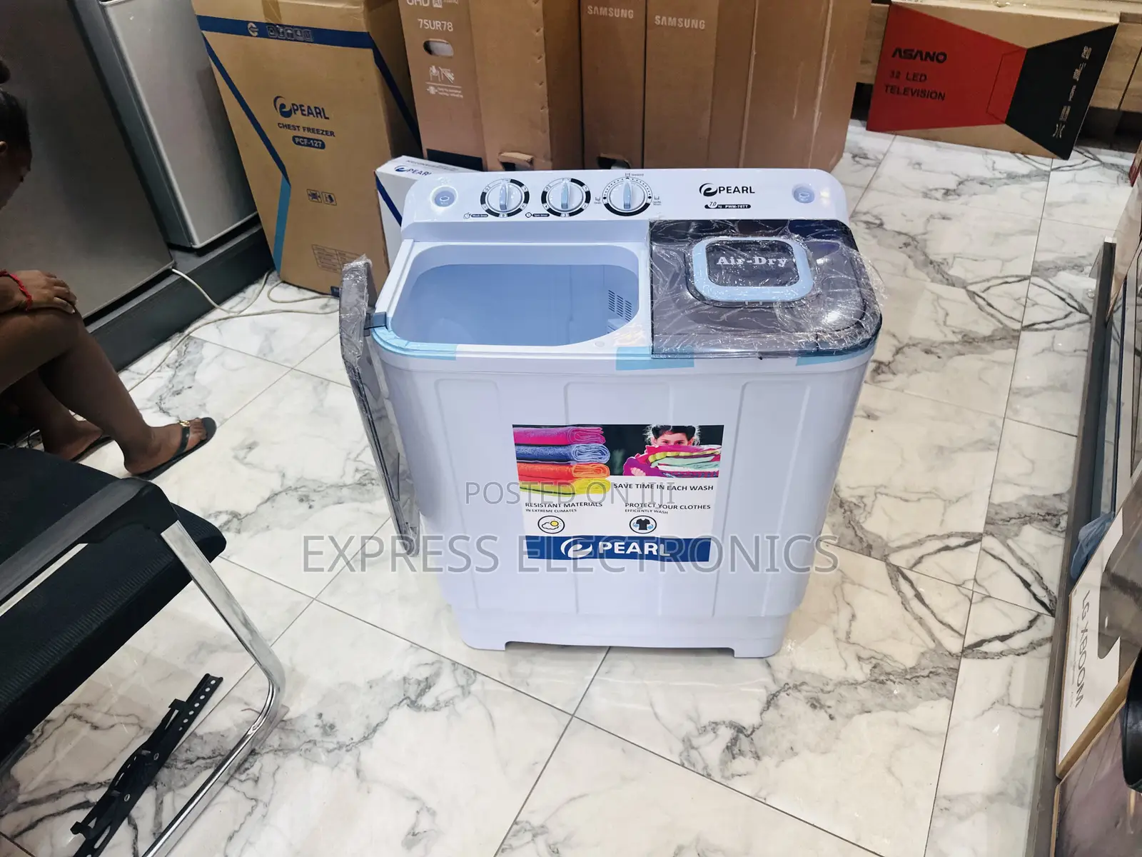 Pure Copper Pipe Washing Machine 7kg Topload