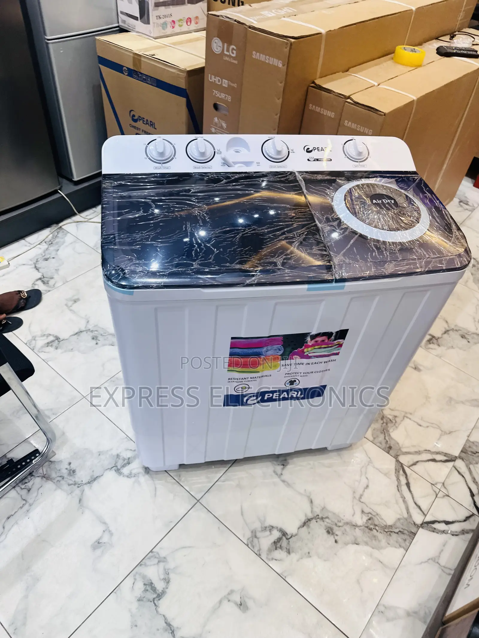 Hand Wash Effect Topload Twintub Pearl 12kg