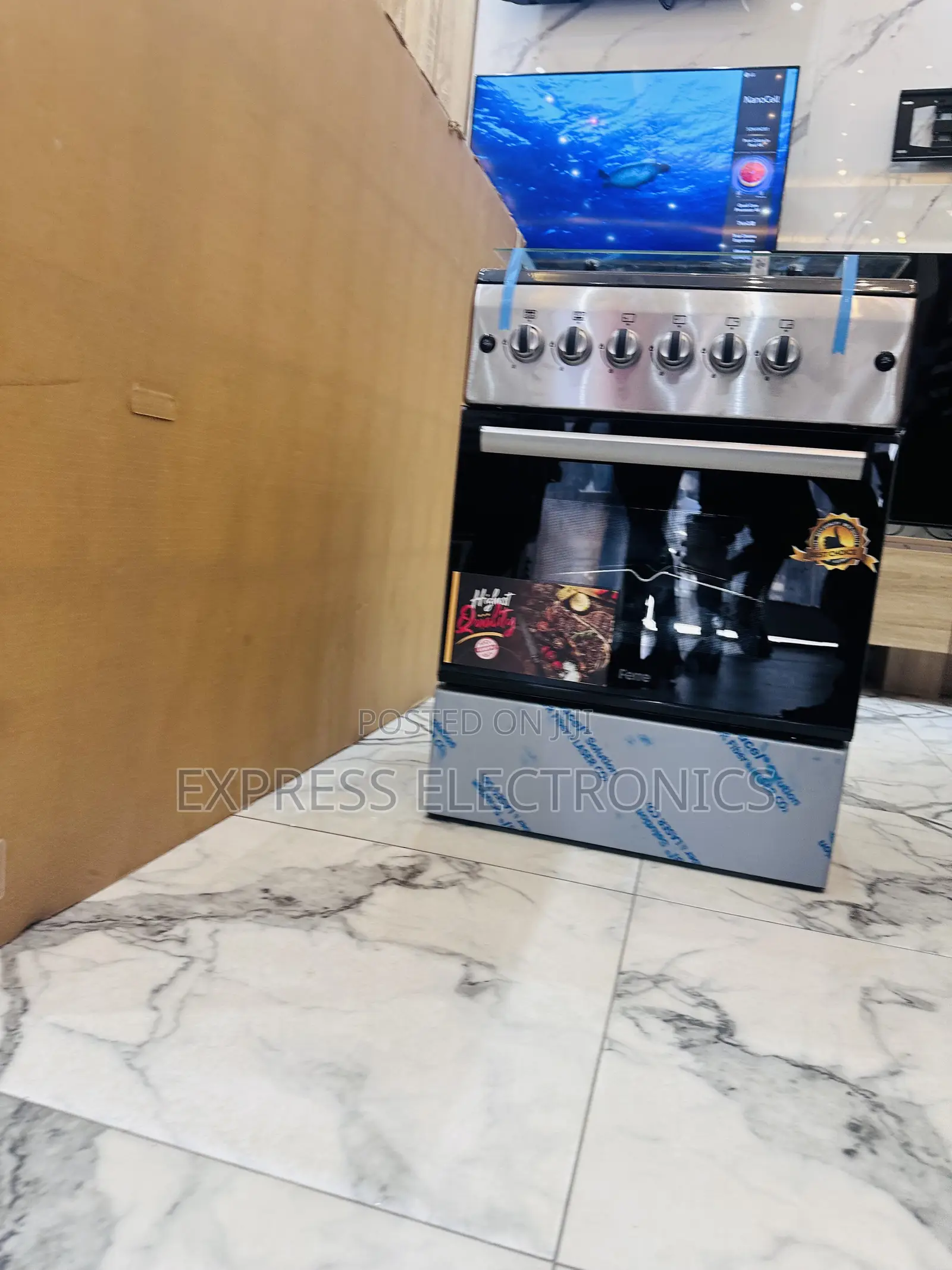 4burner Gas Cooker Oven Grill 60/60 New Line