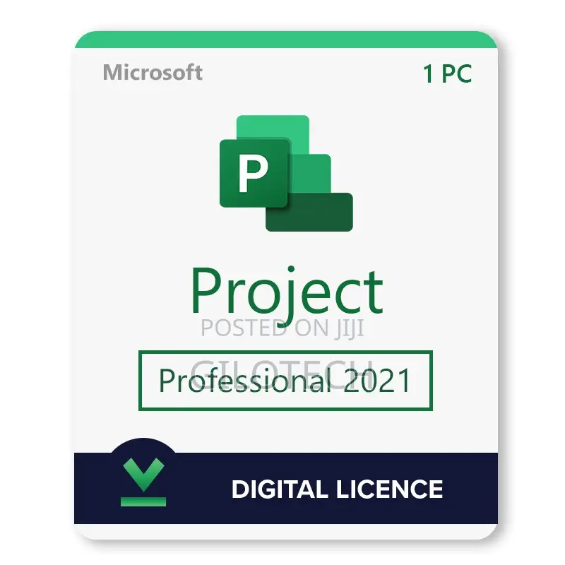 Microsoft Project 2021 Pro - 1PC - Bind to Motherboard