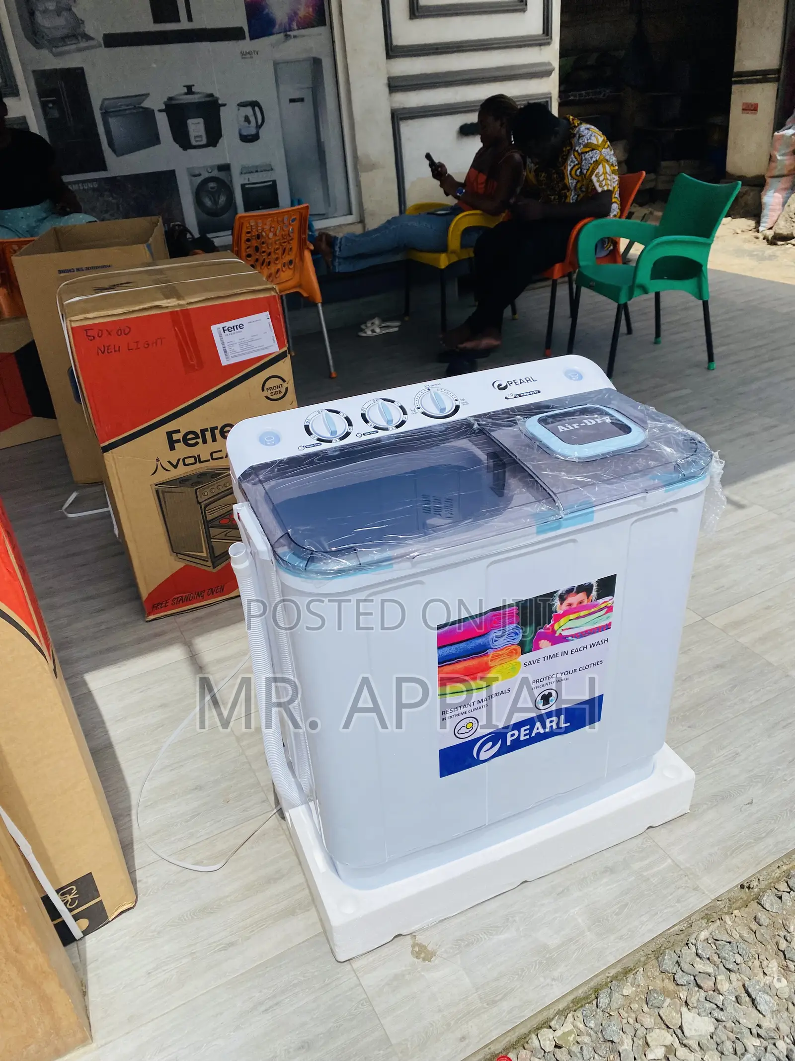Shop Authentic Pearl 7kg Twin Tub Electric Washinh Machine.
