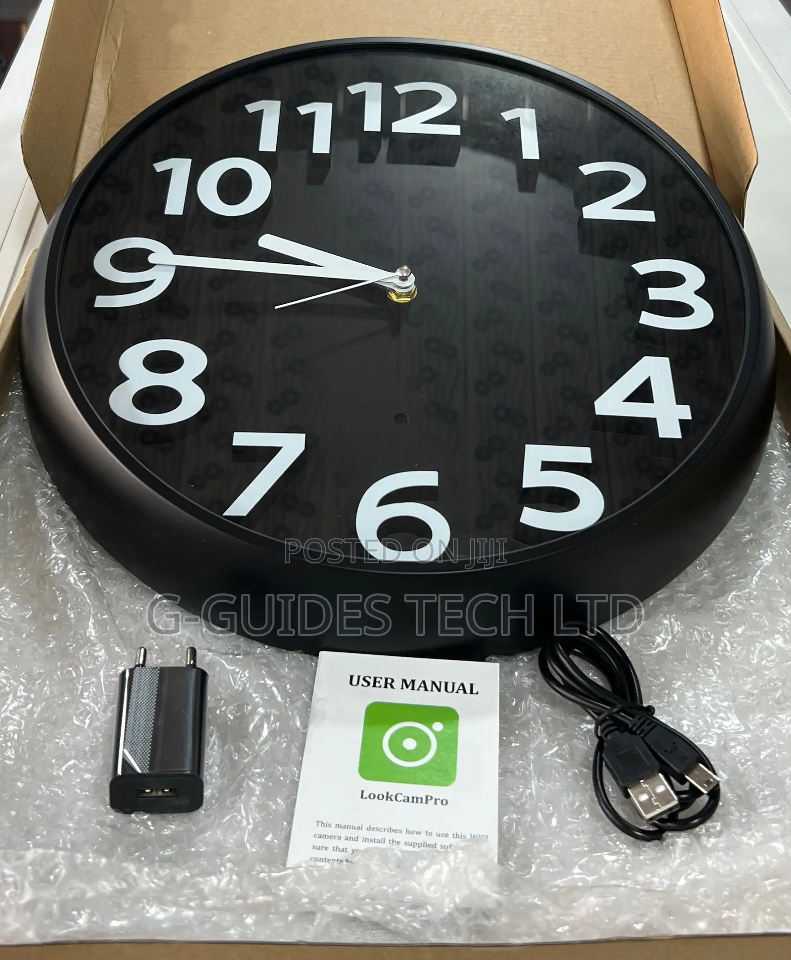 Hd Wall Clock Hidden Camera, Hd Spy Clock Camera