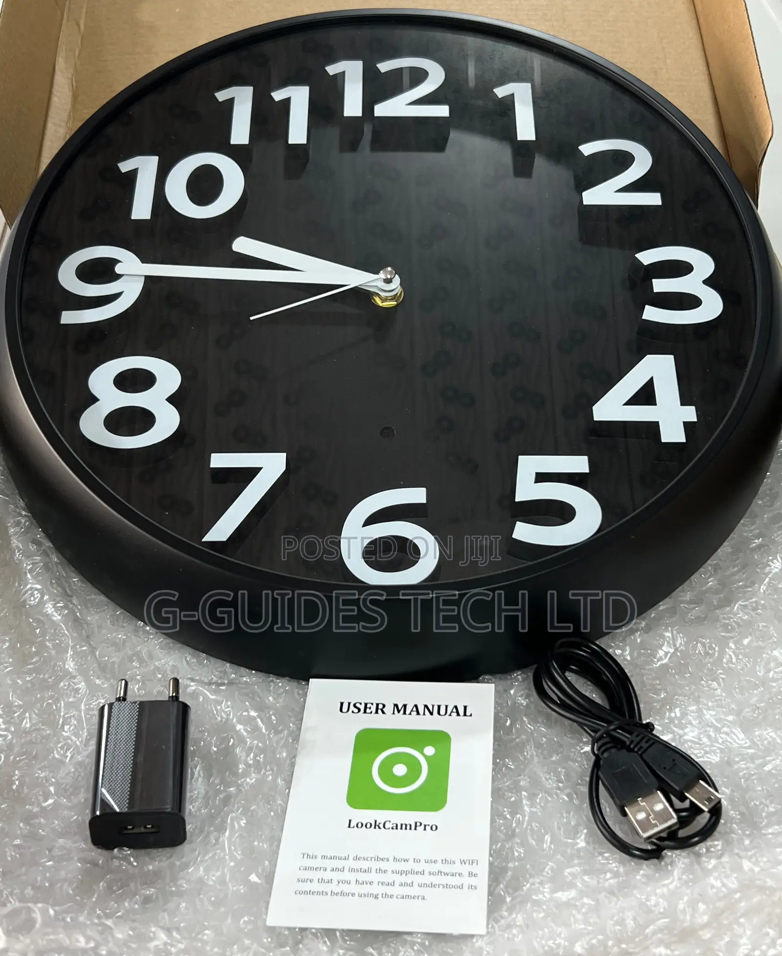 Hd Wall Clock Hidden Camera, Hd Spy Clock Camera