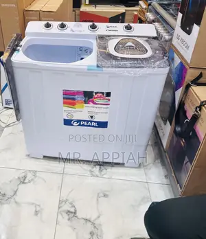 Classic Design Pearl 15kg Semi-Automatic Washing Machine.