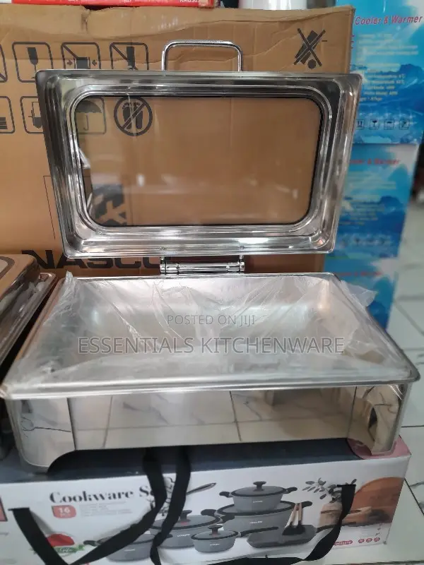 Silver Rectangular Chaffing Dish