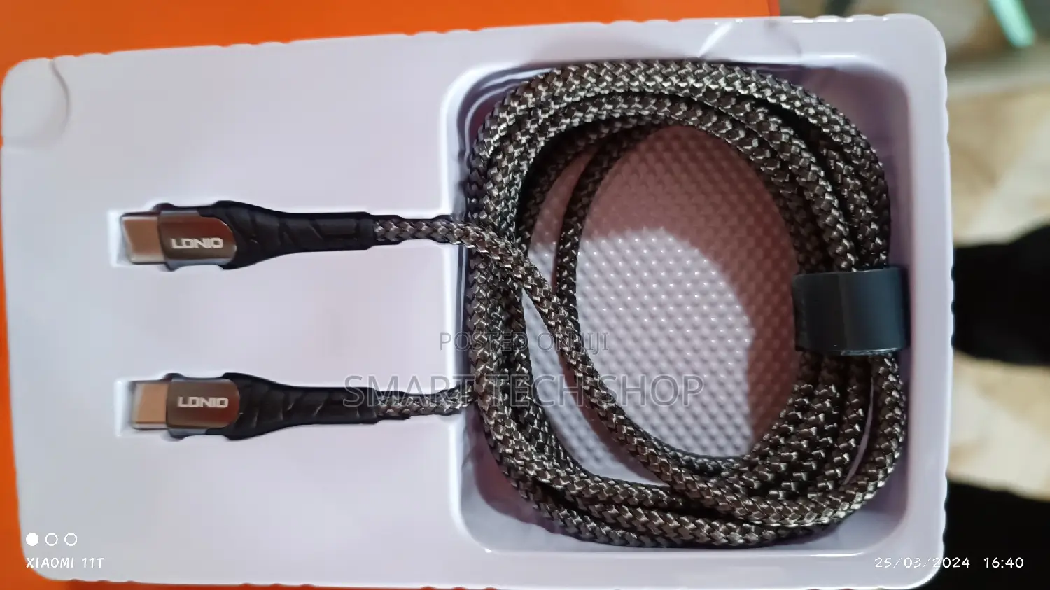 Original LDNIO LC11230W 2M Fast Charging Usb Cable 2A Type C