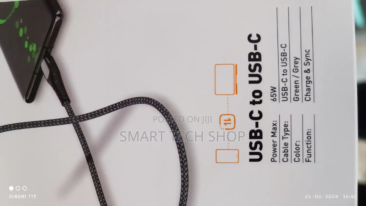 Original LDNIO LC11230W 2M Fast Charging Usb Cable 2A Type C