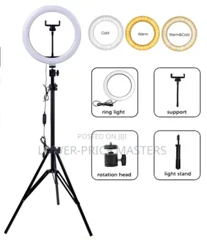 14” - 18” Led Ring Light With Adjustable Tripod Stand