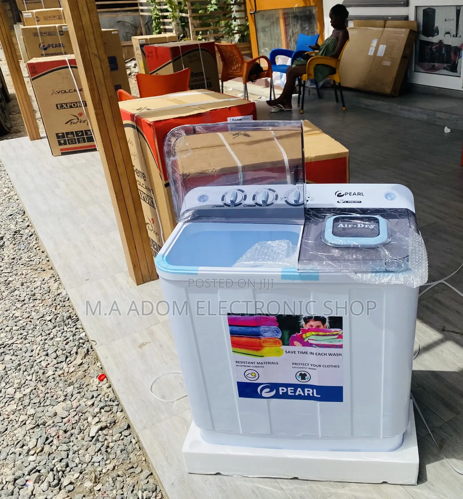 Purchase Authentic Pearl 7kg Semi-Automatic Washing Machine.
