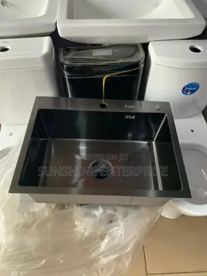 Black Single Kitchen Sink