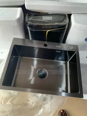 Black Single Kitchen Sink