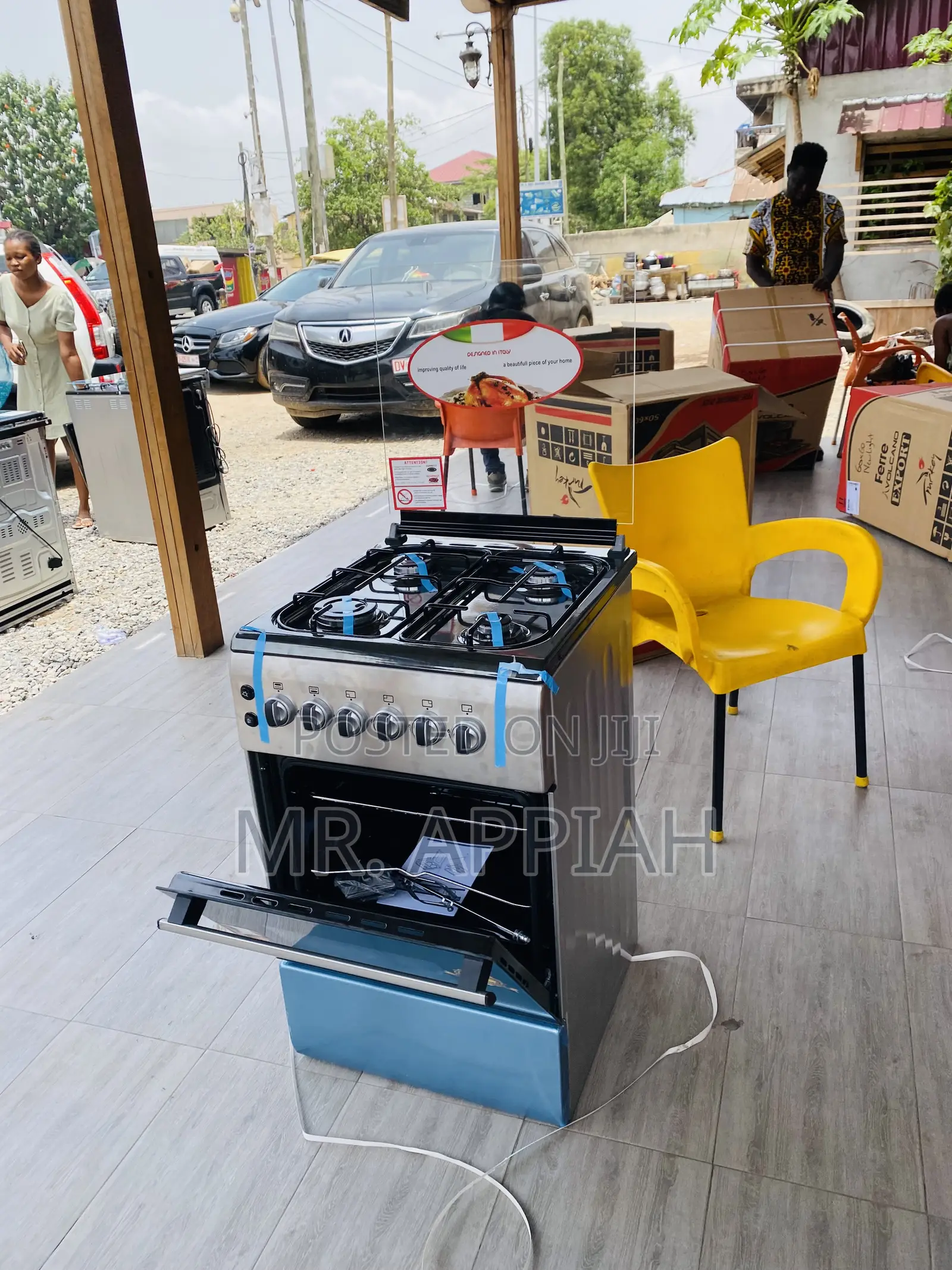 Shop Affordable Ferre 50x60 4 Gas Burner With Oven(Gray).