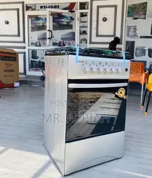 Well Design Oven and Grill 4 Gas Burner(Volcano)Gray.