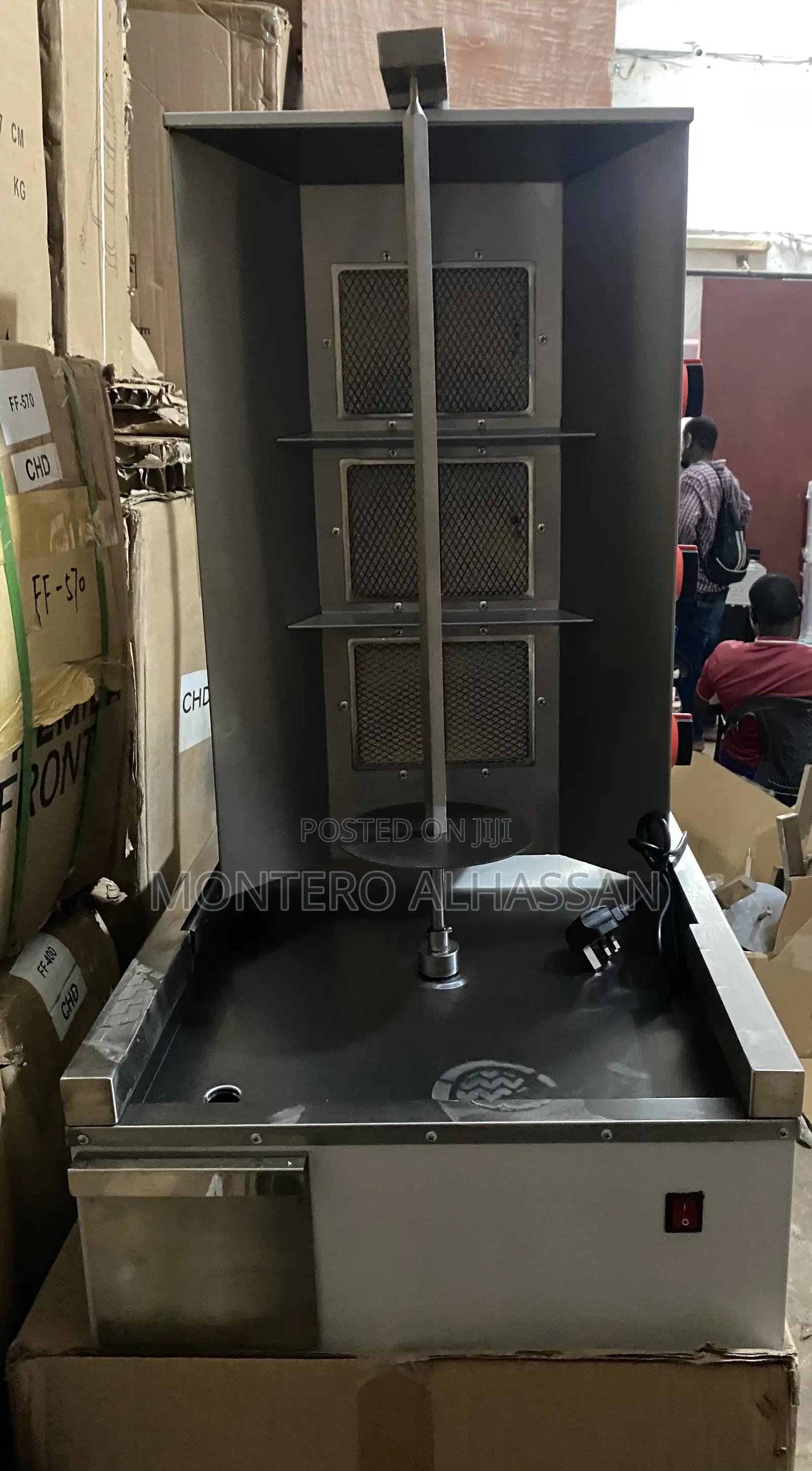 3 Burner Shawarma Machine