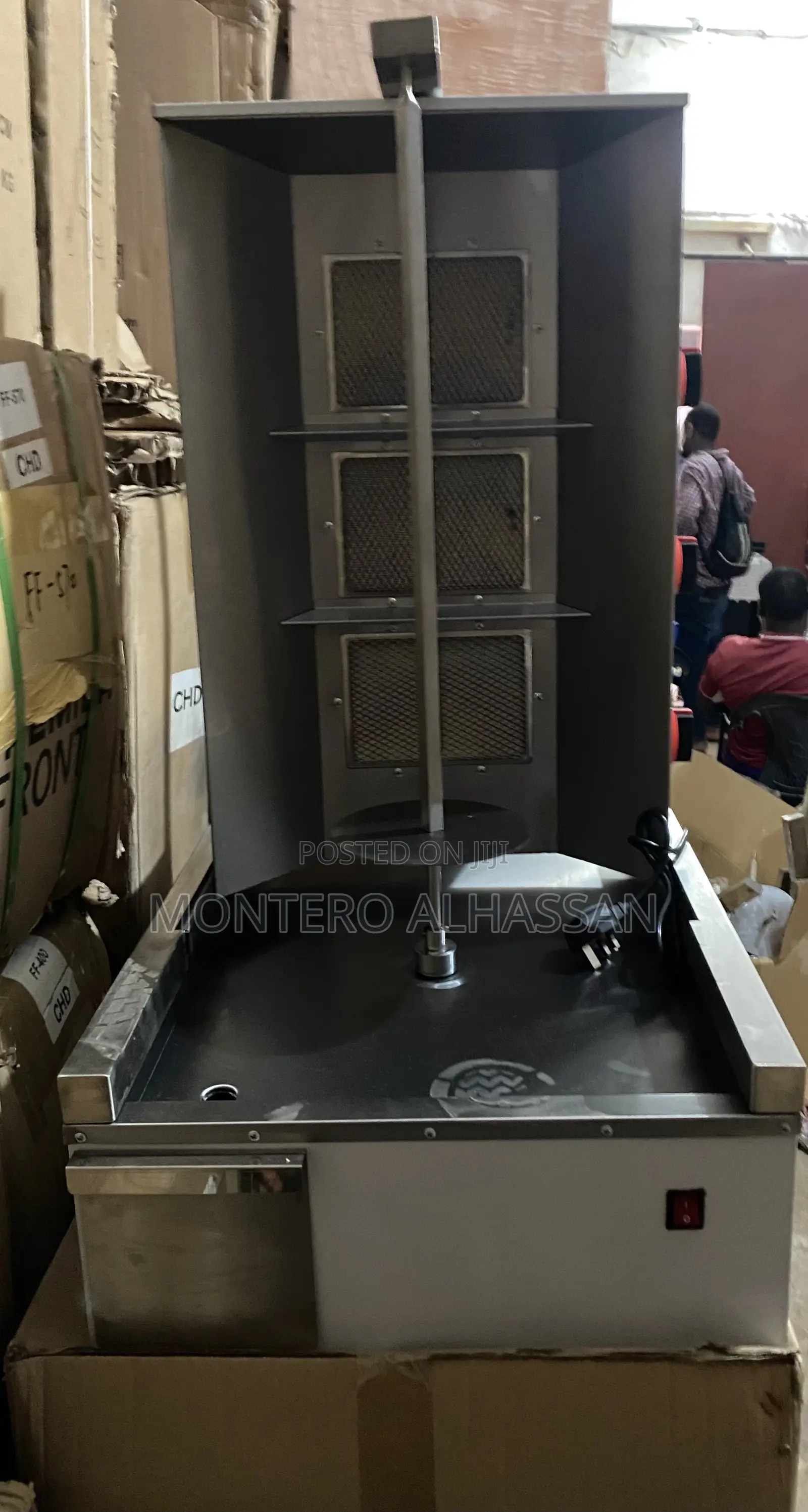 3 Burner Shawarma Machine