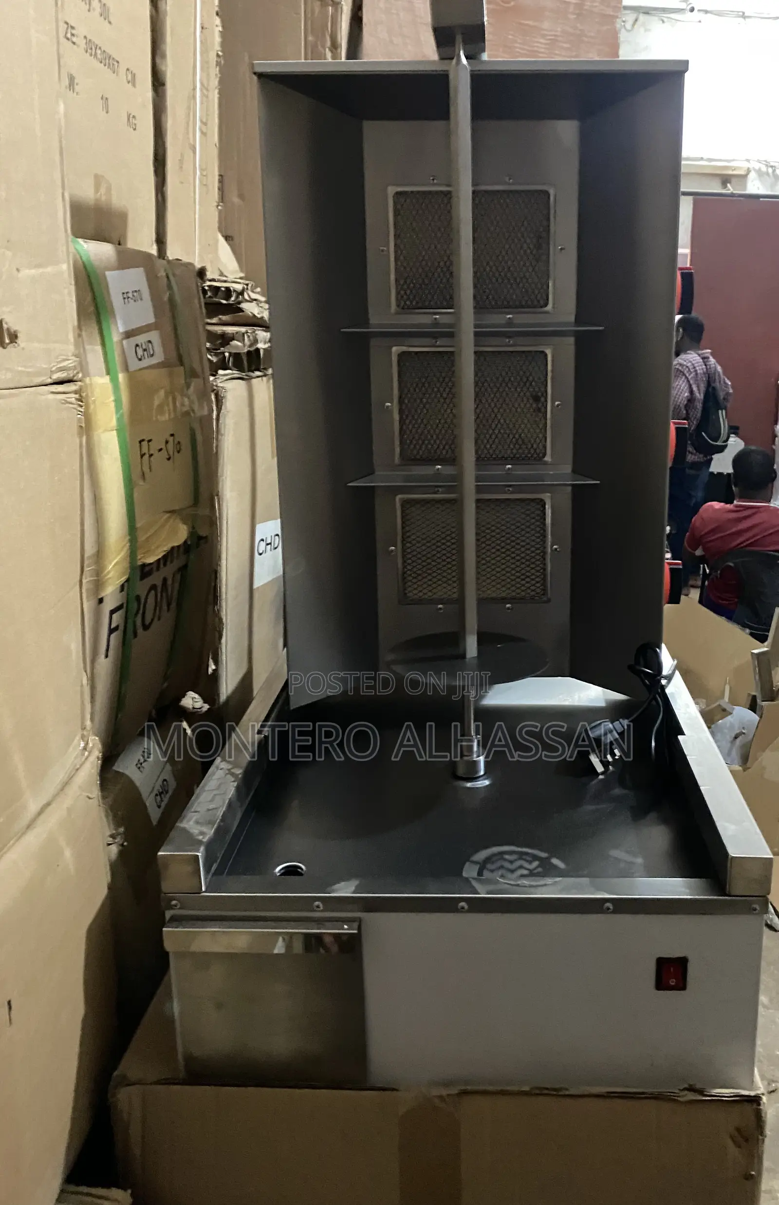 3 Burner Shawarma Machine