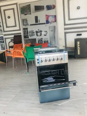 Oven With Grill Volcano 4 Gas 50x50 Gray Cooker