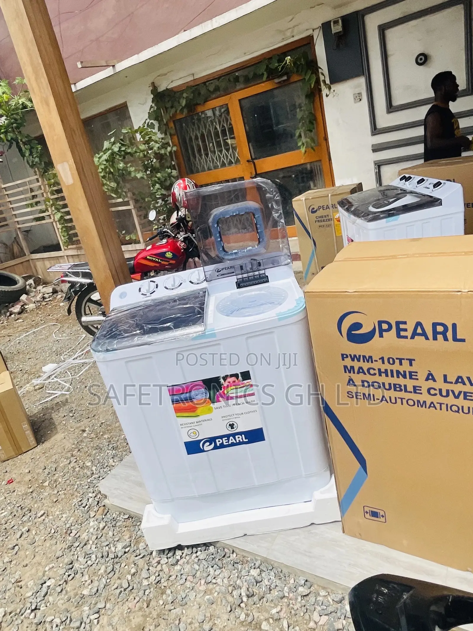 Semiautomatic Topload Pearl 10kg Washingmachine