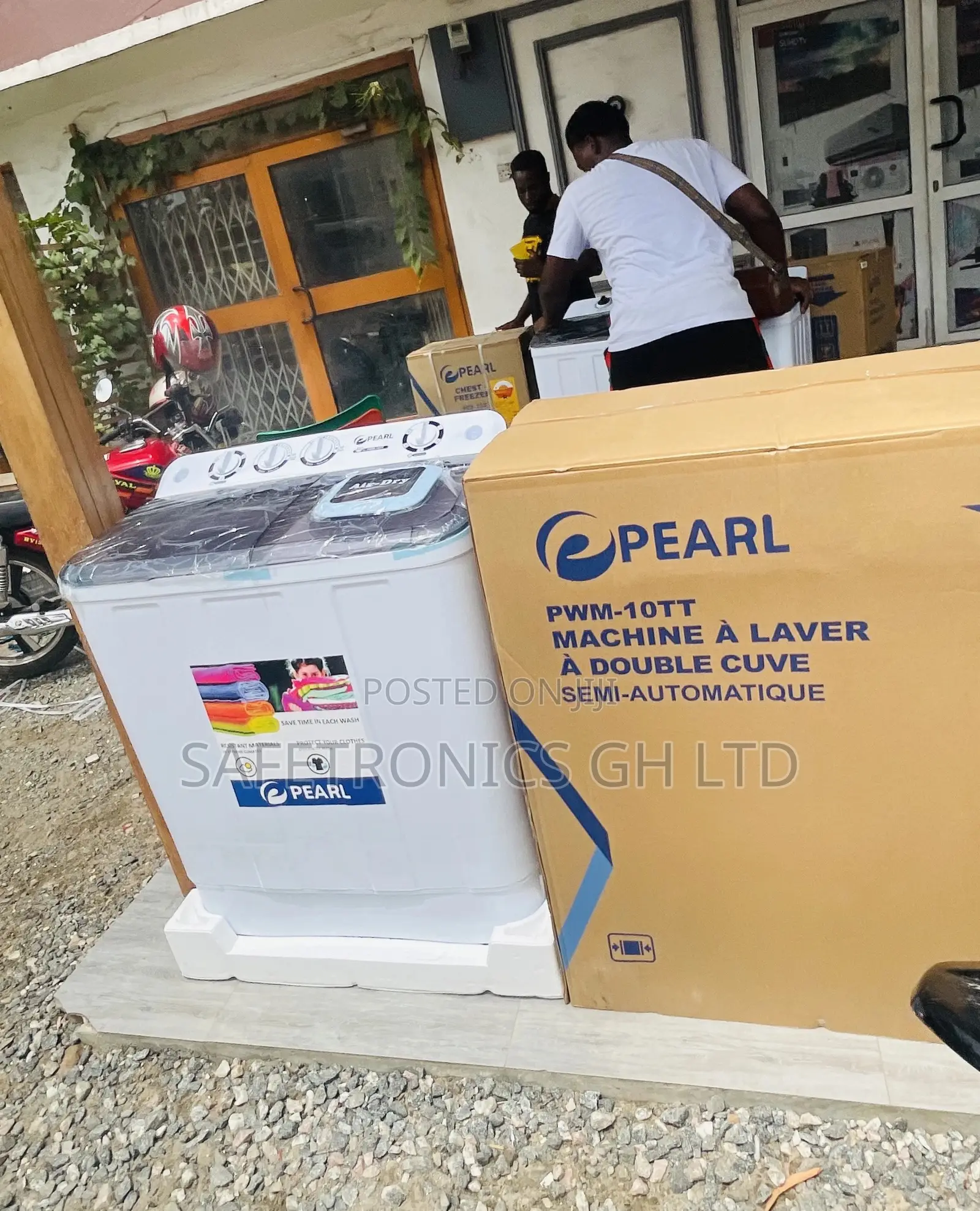 Topload 10kg Semiautomatic Washingmachine Pearl