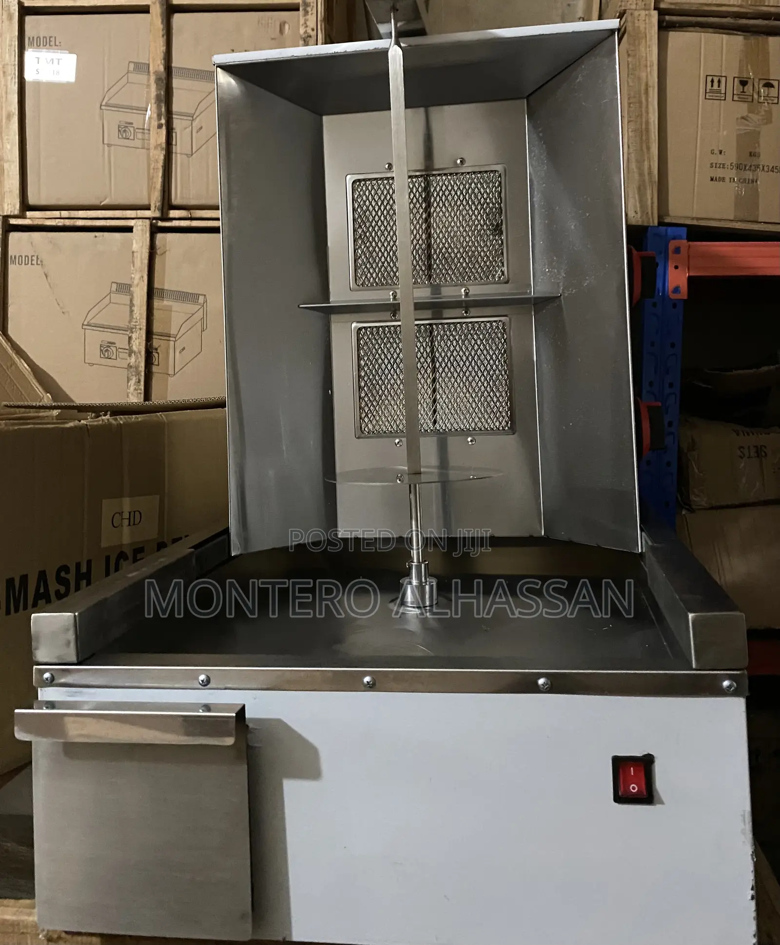 2 Burner Shawarma Machine