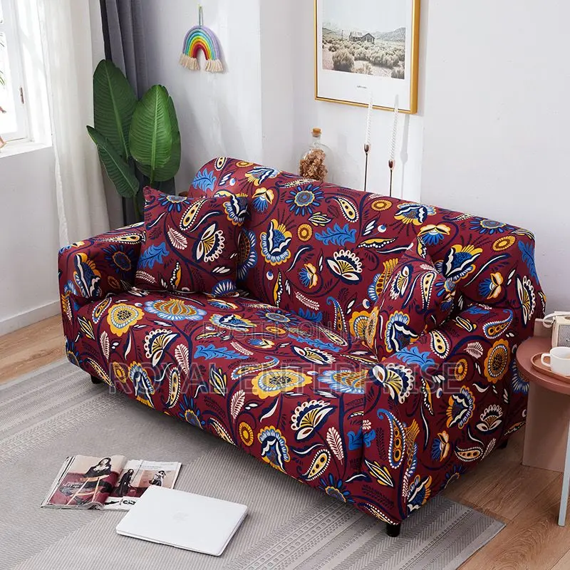 Elastic Sofa Cover ( 2 in 1 Cover )
