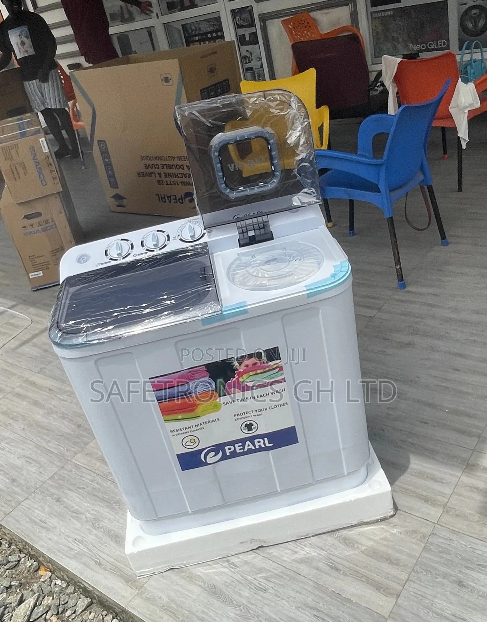 Pearl Semiautomatic 7kg Washingmachine Topload Durable