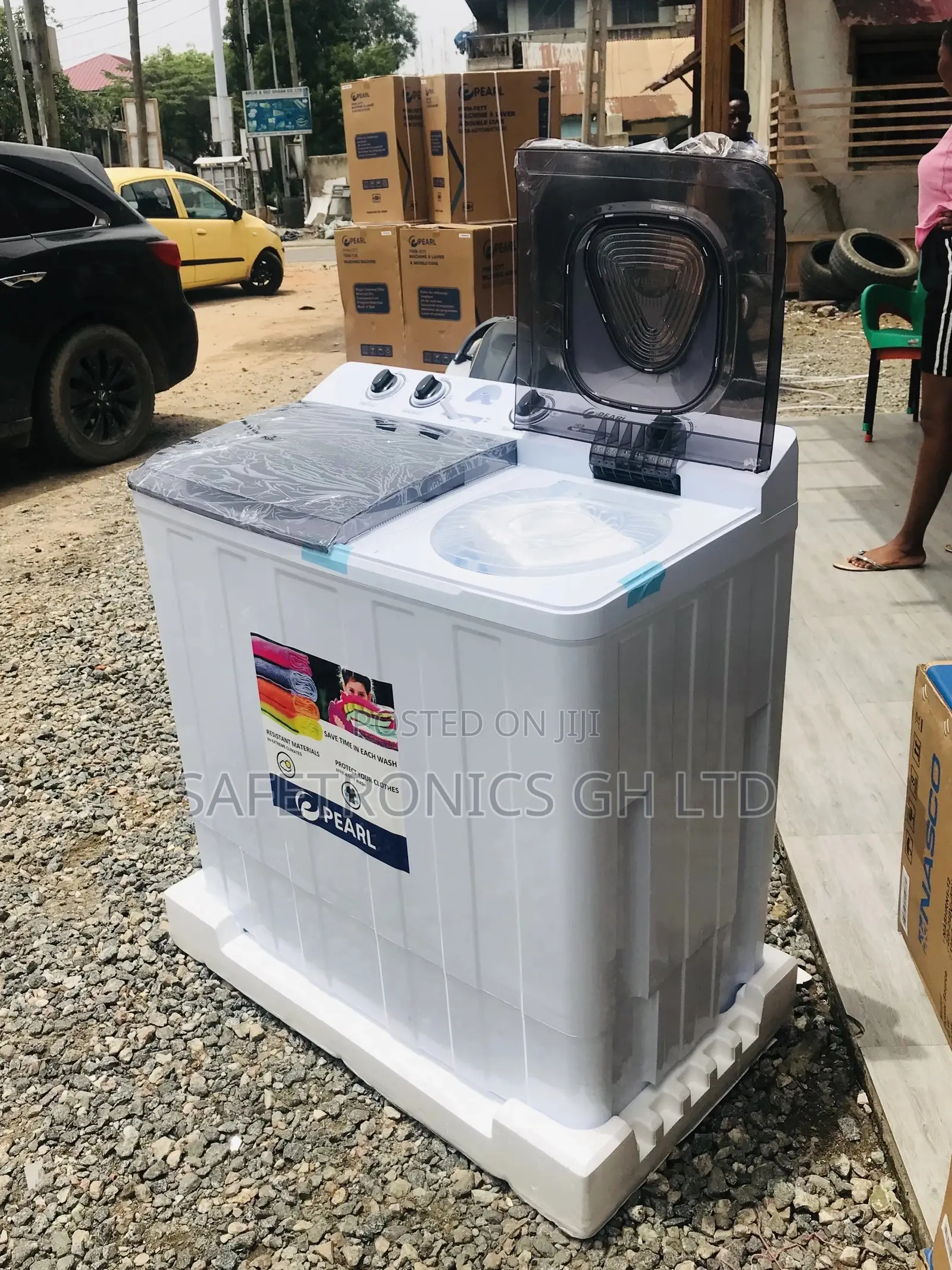 Electric 15kg Semiautomatic Topload Pearl Washingmachine