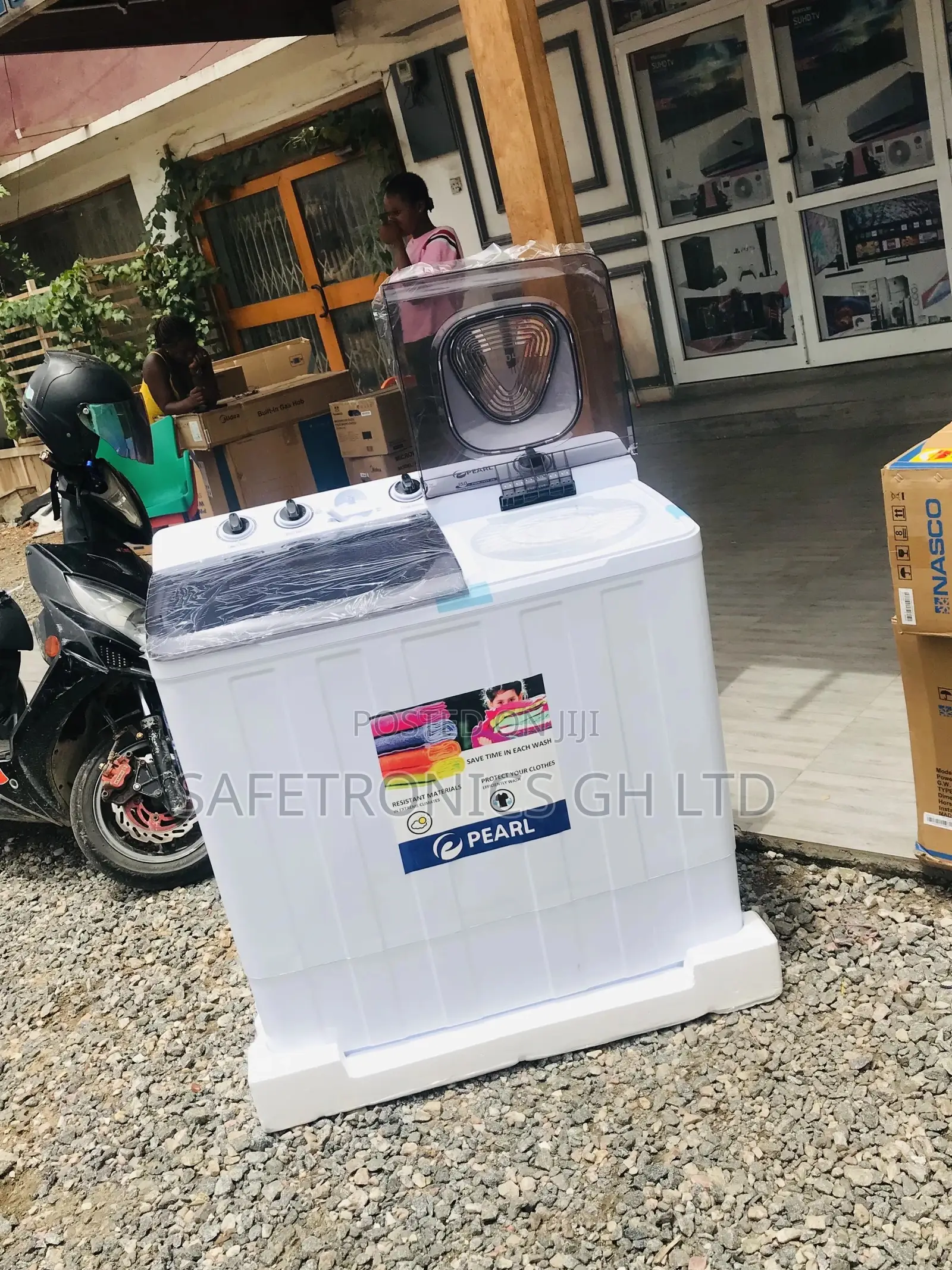 Pearl Durable 15kg Topload Semiautomatic Washingmachine