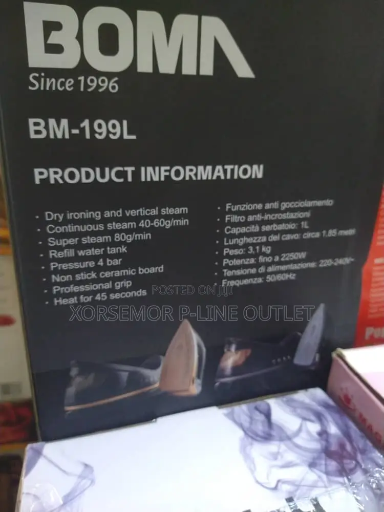 Bomn Bm-199l Steam Iron