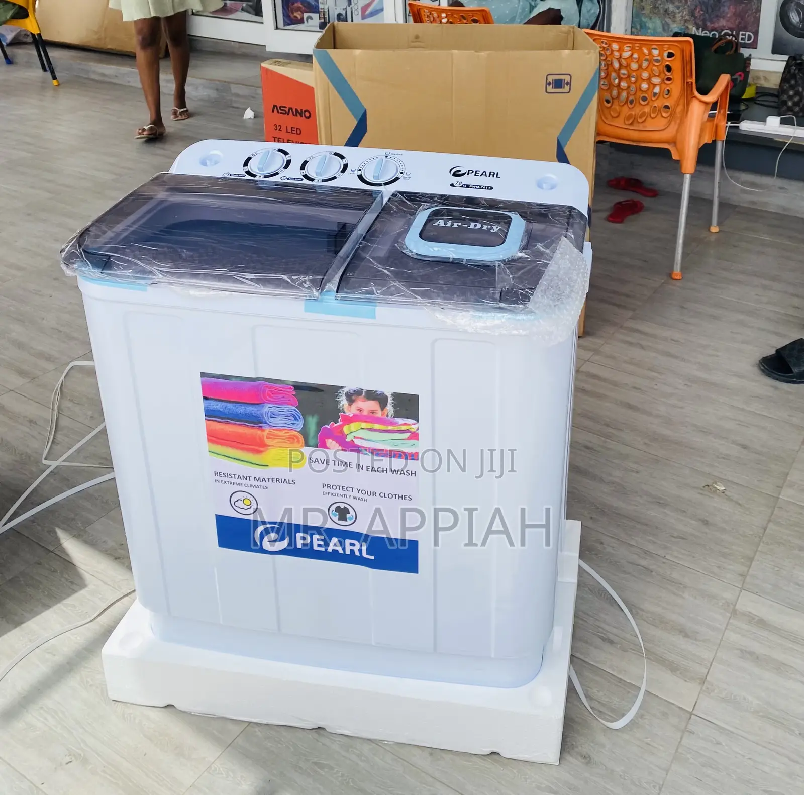 Brand New Pearl 7kg Twin Tub Electric Washing Machine.