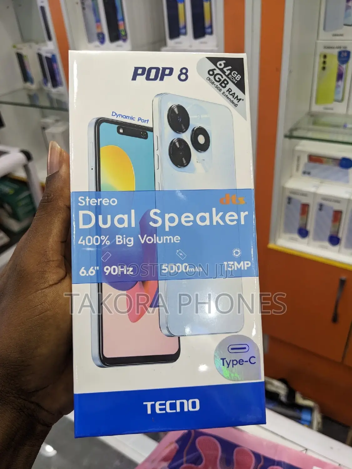 New Tecno Pop 8 64 GB Black